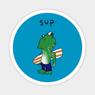 Surfer Dude Froggy Magnet